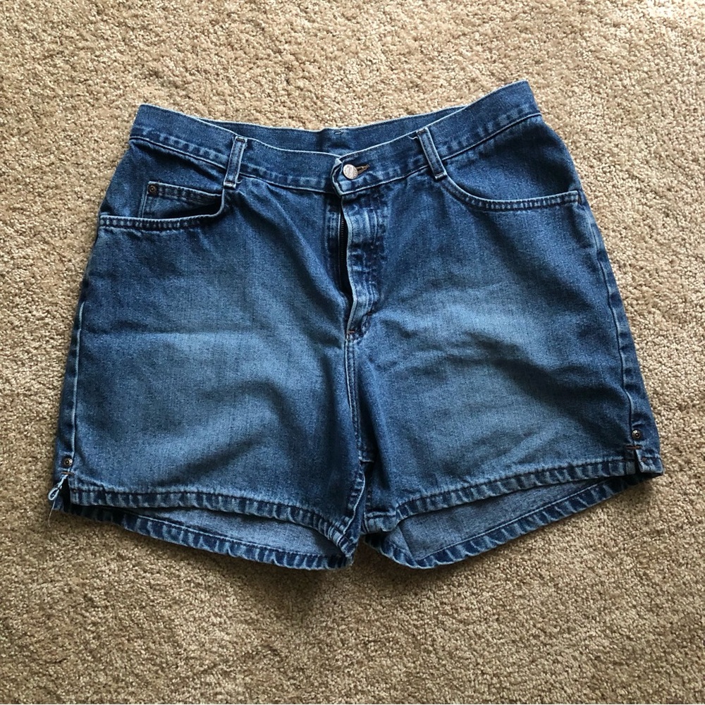 Vintage Lee riders high waisted denim shorts 16 12 mom jeans